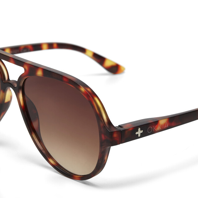 Alessio Classic Havana Sunglasses - Image 3
