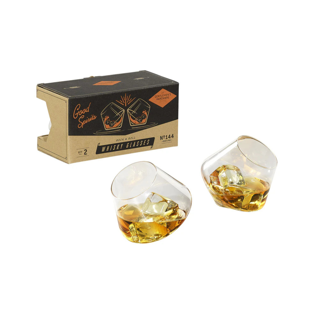 Rocking Whiskey Glasses - Set of 2