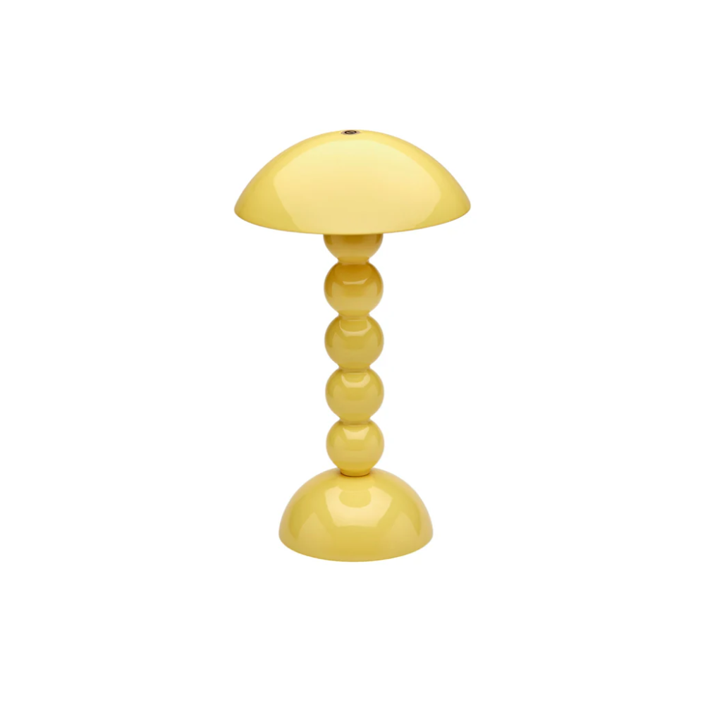 Buttermilk Yellow Bobbin LED Lamp