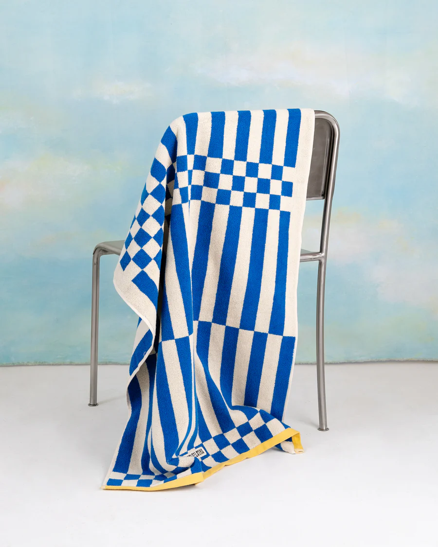 Blue Clubhouse Bath Towel - Image 2