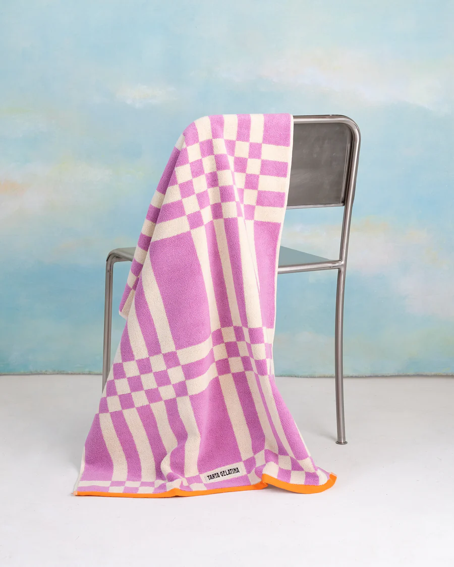 Magenta Marina Bath Towel - Image 2