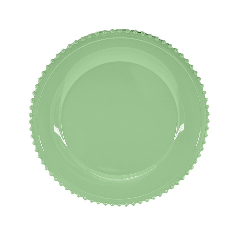 Green Charger Plate