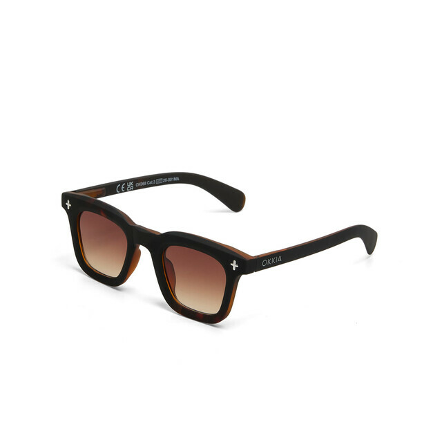 Firenze Black Havana-(Brown Lents) Sunglasses - Image 2