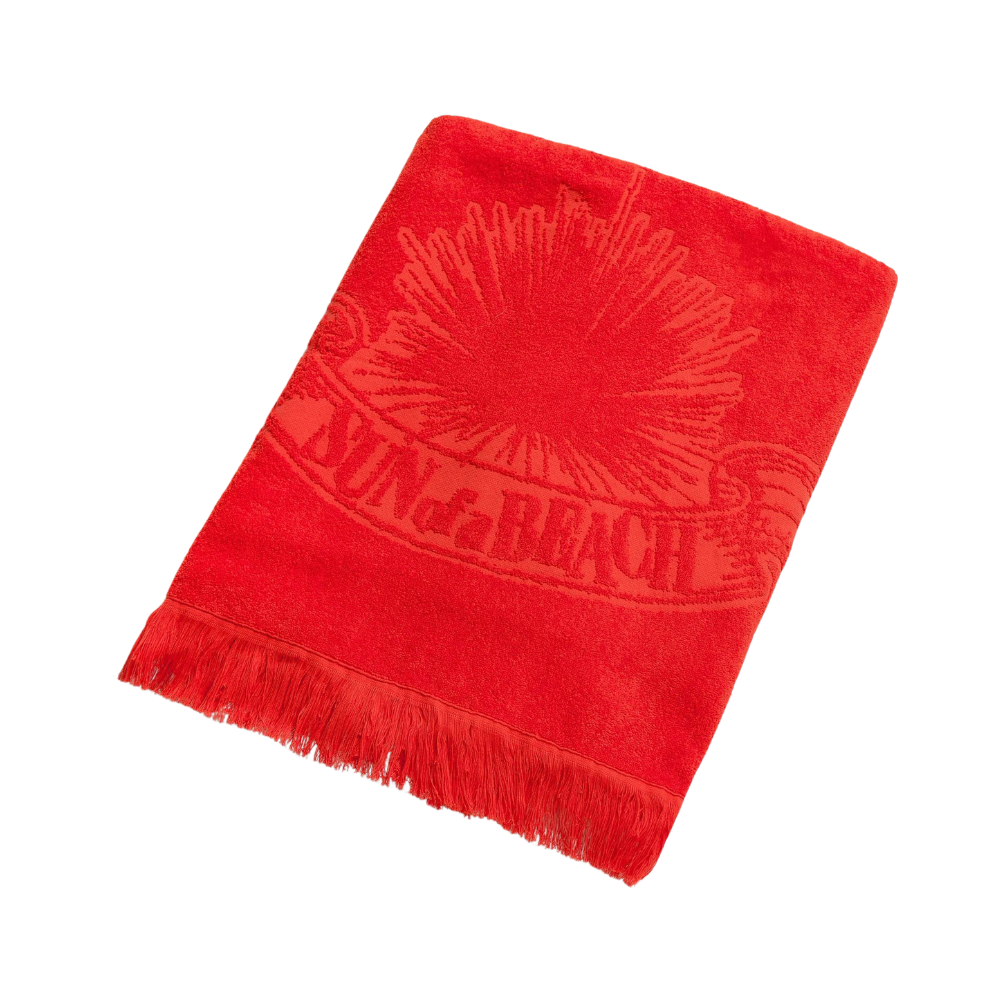 Orange Beach Towel