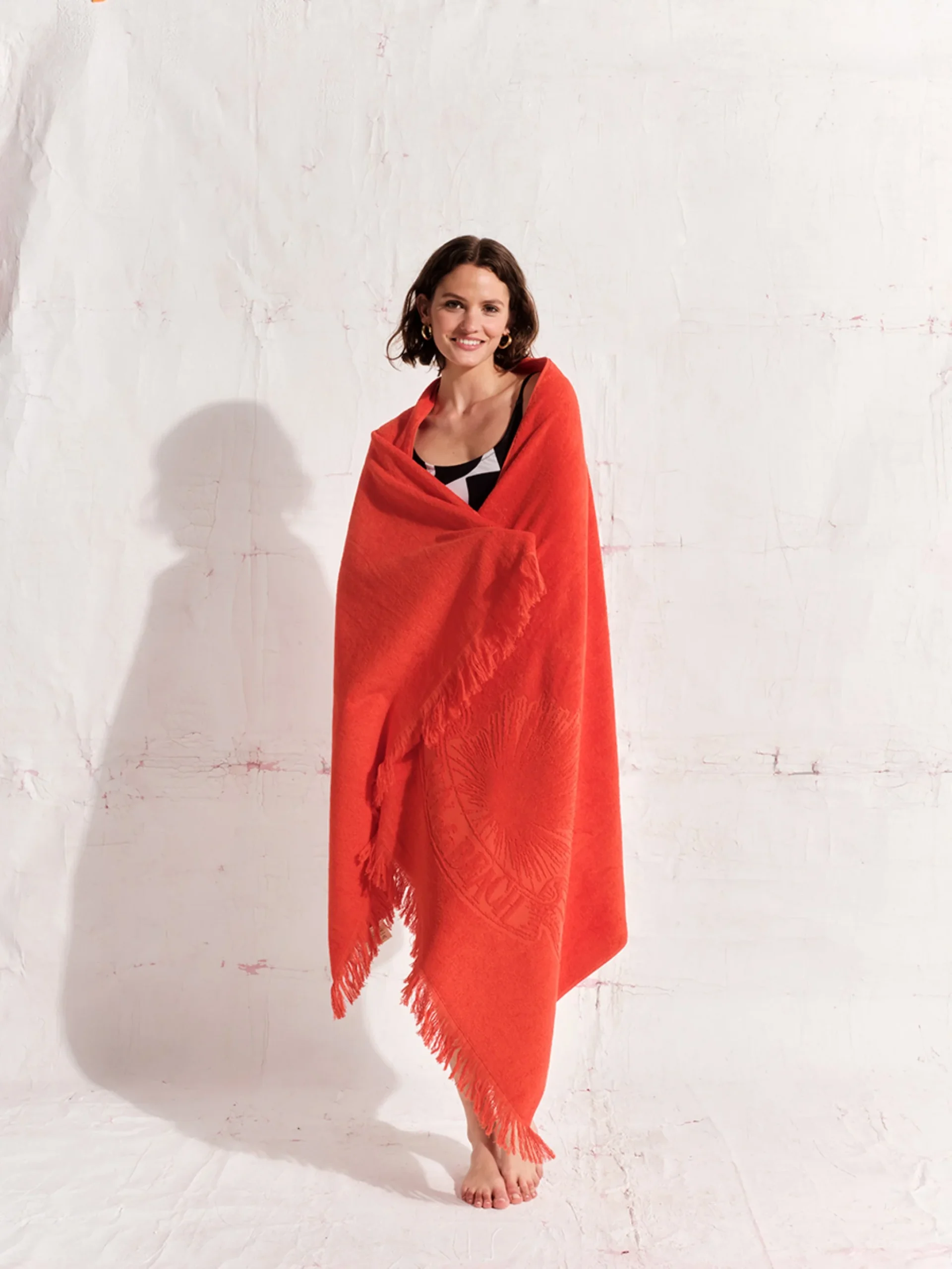 Orange Beach Towel - Image 2