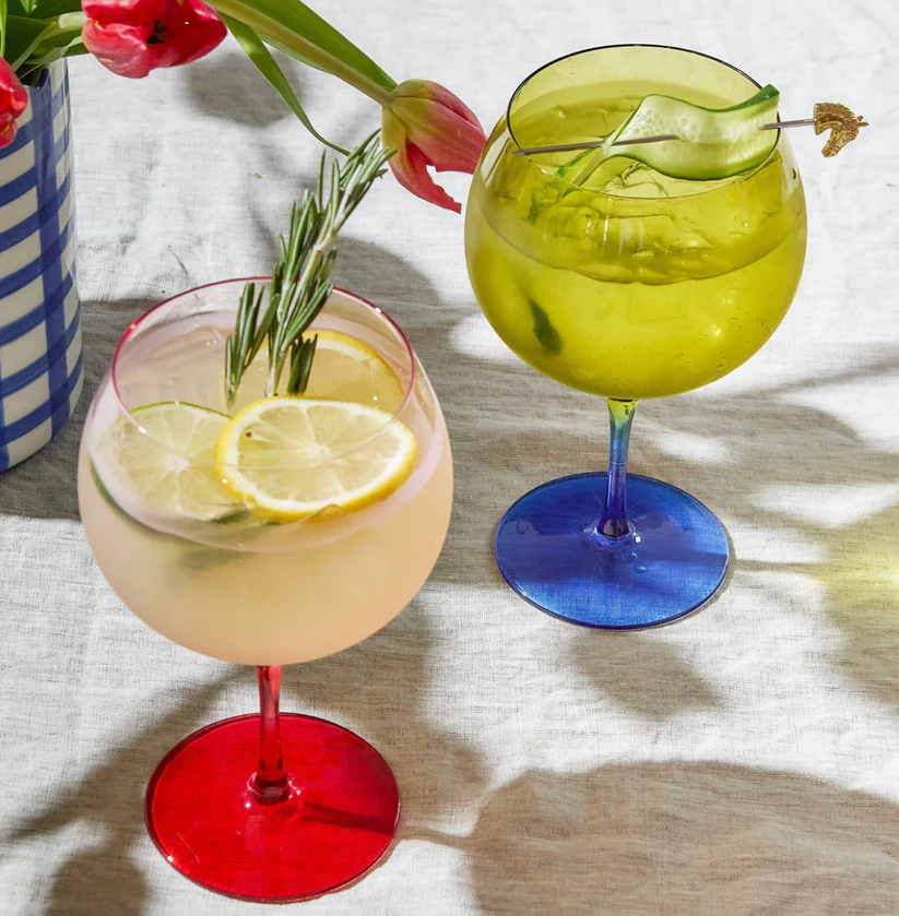 Blush & Cherry Charlie Copa Glass - Image 3